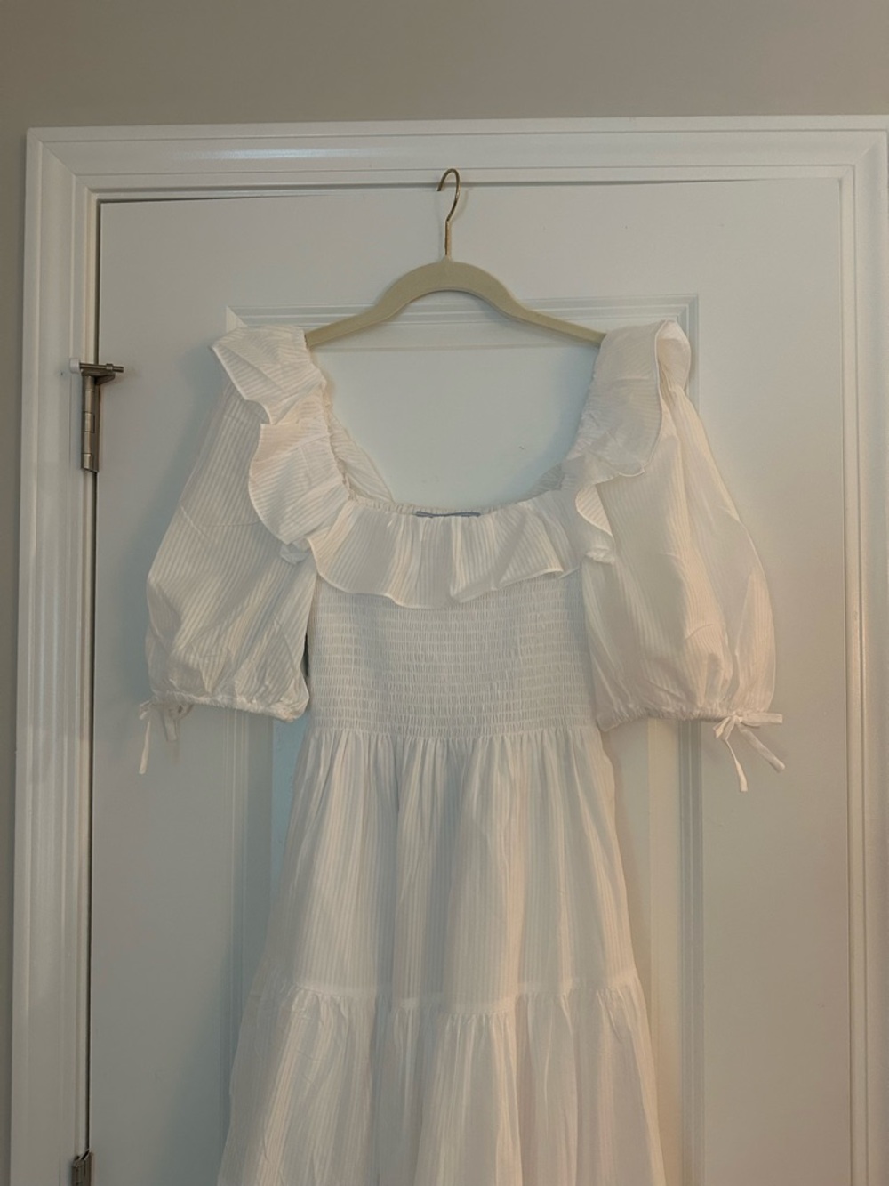 NWT Hill House Corinne Nap Dress - White, Small